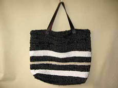 裂き織りバッグ006