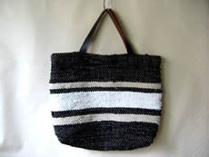 裂き織りバッグ007