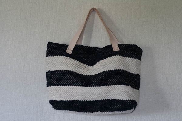裂き織りバッグ051