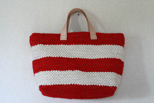 裂き織りバッグ062