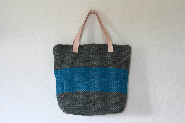 裂き織りバッグ063