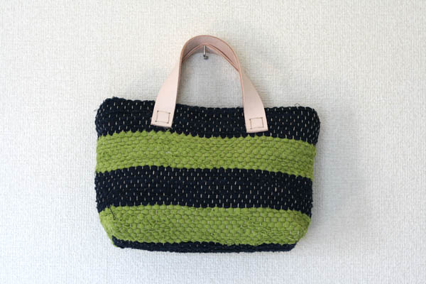 裂き織りバッグ103