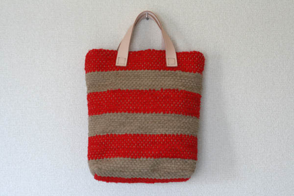 裂き織りバッグ108
