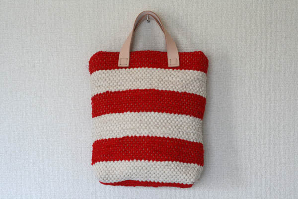 裂き織りバッグ109