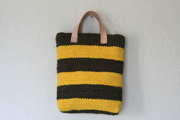 裂き織りバッグ110