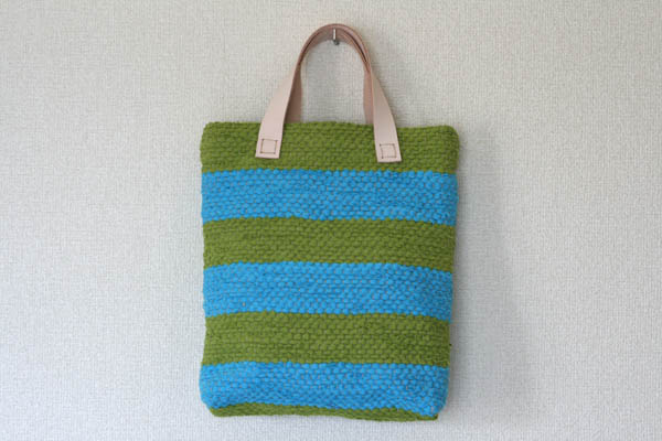 裂き織りバッグ111
