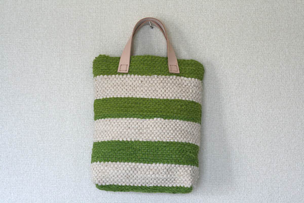 裂き織りバッグ113