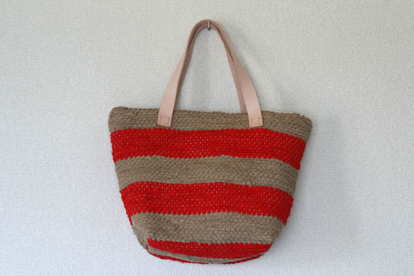 裂き織りバッグ117