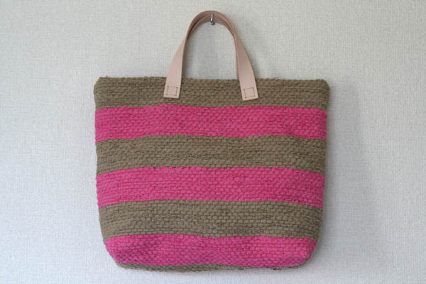 裂き織りバッグ119