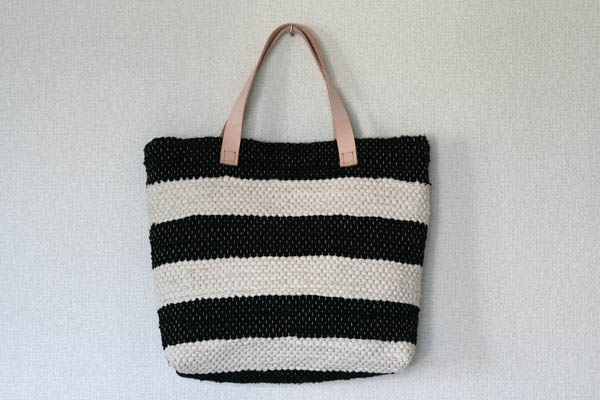 裂き織りバッグ128