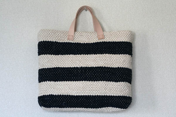 裂き織りバッグ129