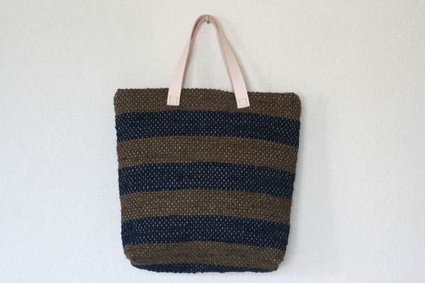 裂き織りバッグ131