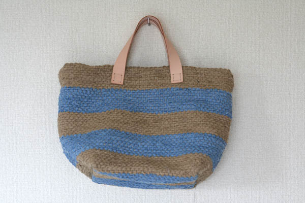 裂き織りバッグ134