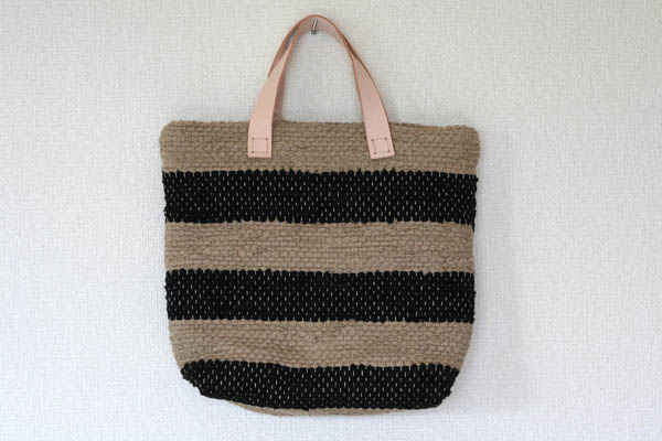 裂き織りバッグ136