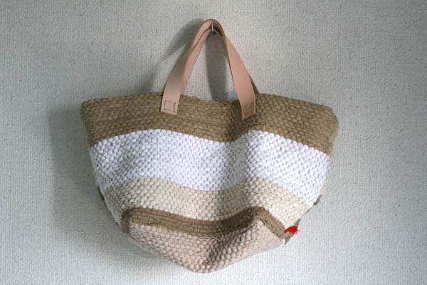 裂き織りバッグ148