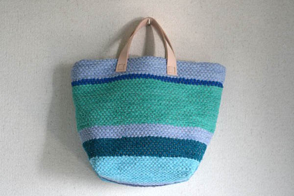 裂き織りバッグ150