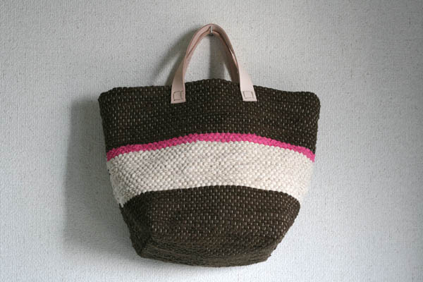 裂き織りバッグ151