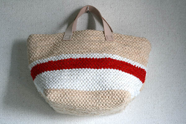 裂き織りバッグ152