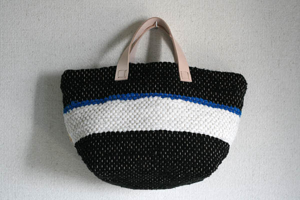 裂き織りバッグ154