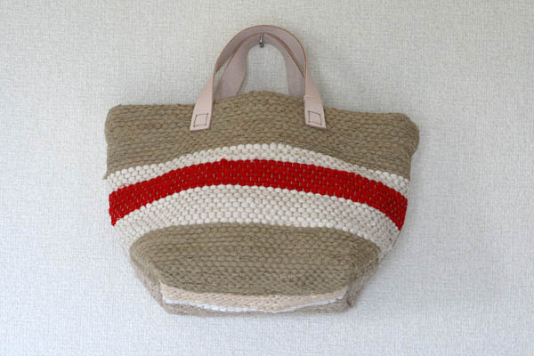 裂き織りバッグ157