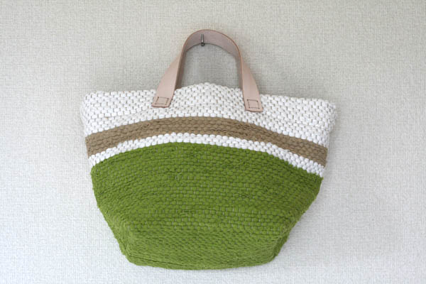 裂き織りバッグ159