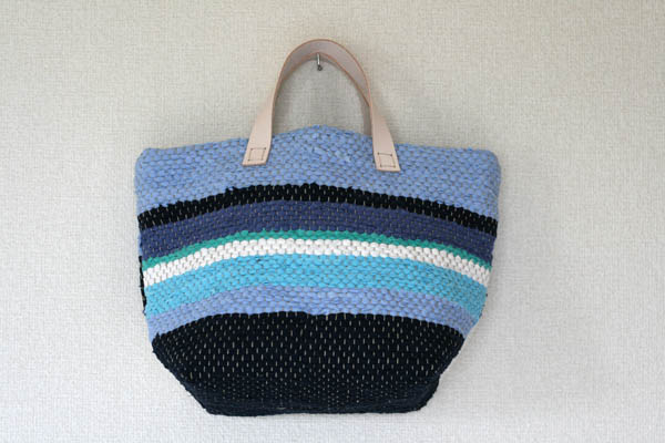 裂き織りバッグ161
