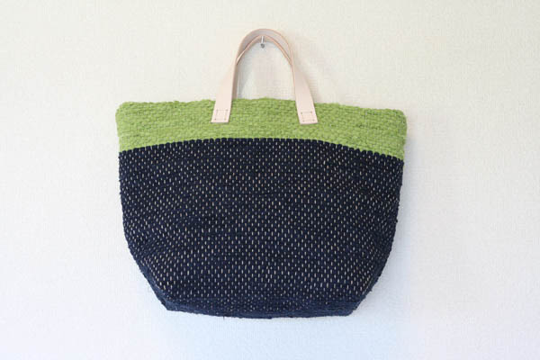 裂き織りバッグ179