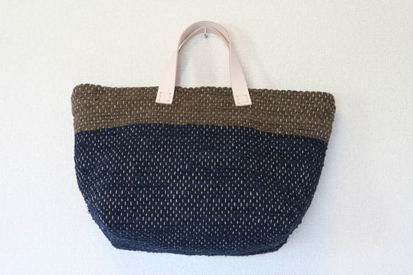 裂き織りバッグ180