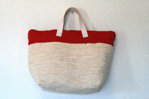 裂き織りバッグ182
