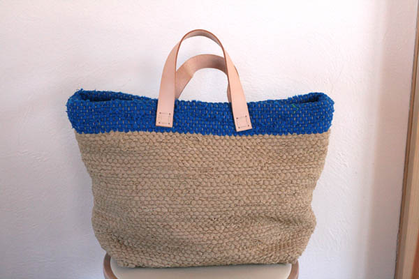 裂き織りバッグ186