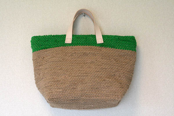 裂き織りバッグ187