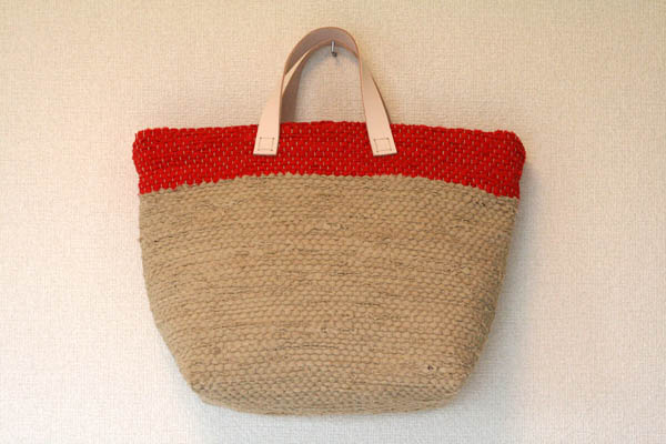 裂き織りバッグ188