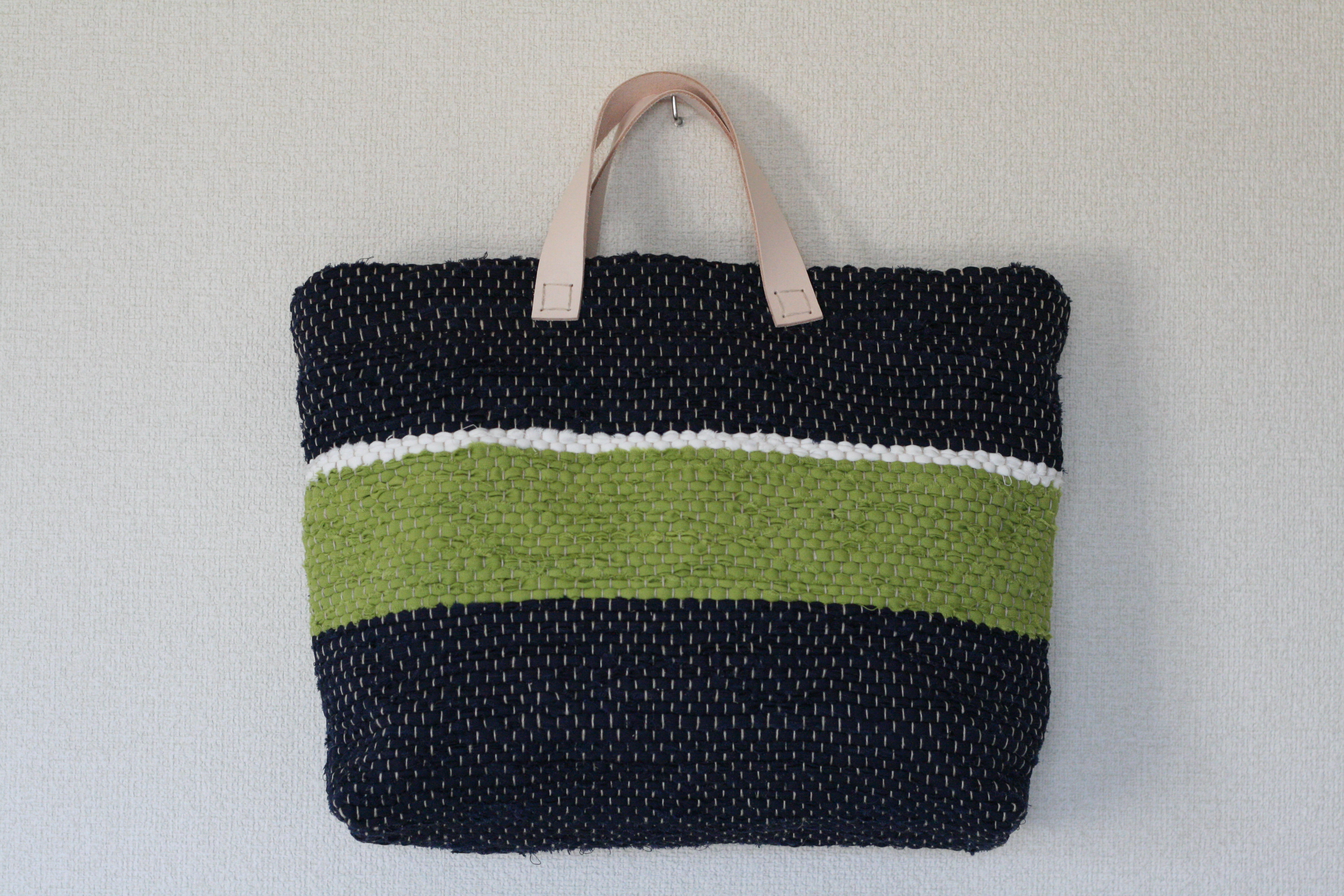 裂き織りバッグ191