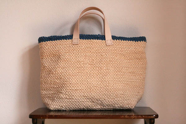 裂き織りバッグ200