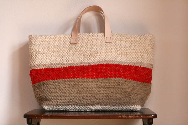 裂き織りバッグ201