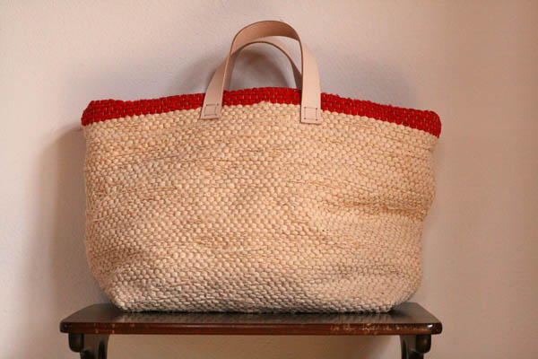 裂き織りバッグ202