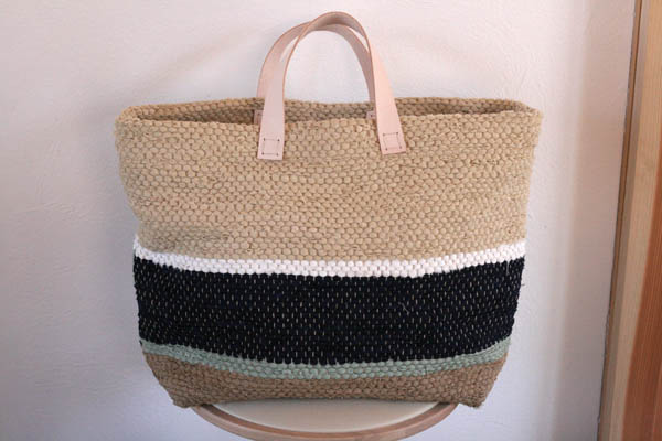 裂き織りバッグ207