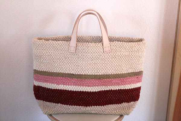 裂き織りバッグ210