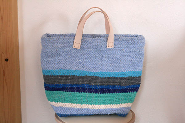 裂き織りバッグ212