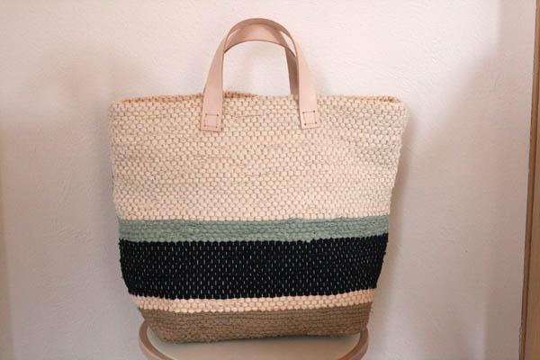 裂き織りバッグ213
