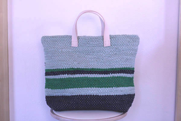 裂き織りバッグ219