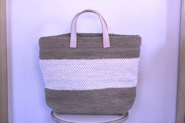 裂き織りバッグ221