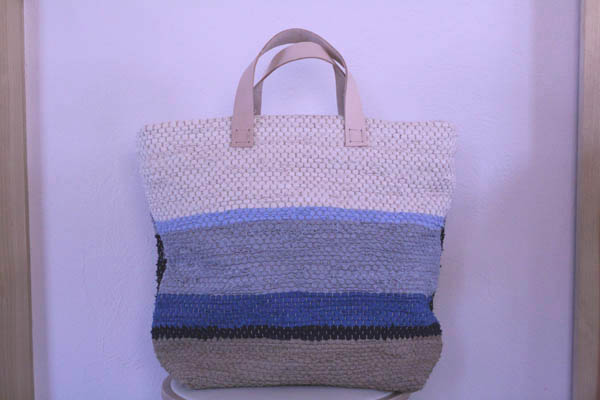 裂き織りバッグ222