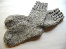 手紡ぎくつ下002