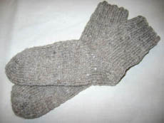 手紡ぎくつ下026