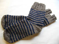 手紡ぎくつ下033