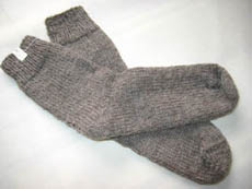 手紡ぎくつ下077