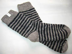 手紡ぎくつ下081