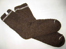 手紡ぎくつ下088