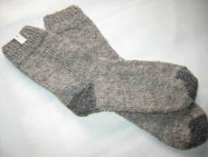 手紡ぎくつ下089